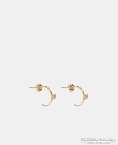 Lawrence gray, zirconia 375 rose gold earrings new