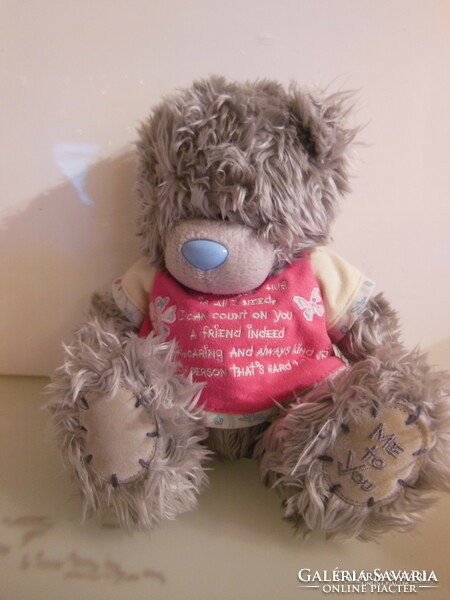 Teddy bear - me to you - 20 x 18 cm - plush - from collection - German - exclusive - flawless
