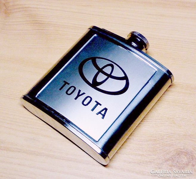 Drinking flask with Toyota emblem, can be a great gift