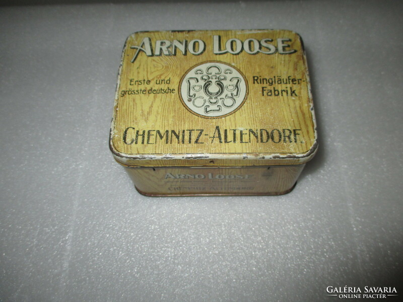 Antique arno loose metal box