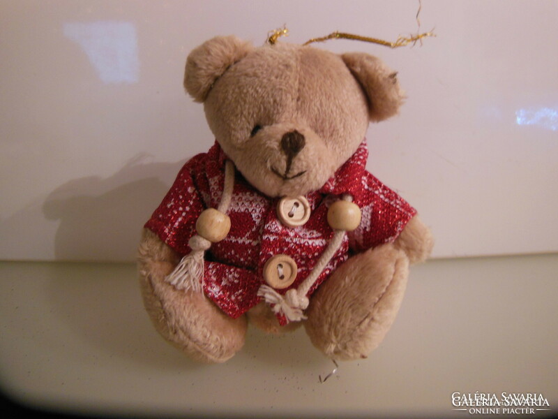 Teddy bear - 10 x 9 cm - plush - from collection - German - exclusive - flawless