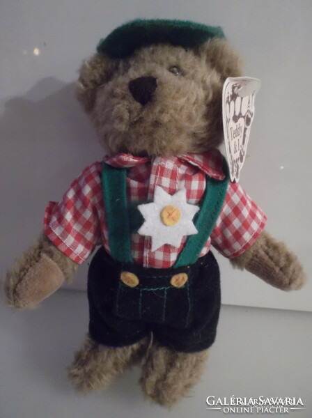 Teddy bear - new - 18 x 13 cm - plush - like new - exclusive - German - perfect