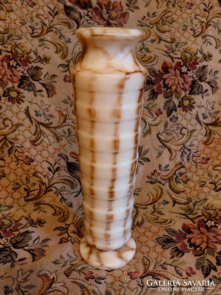 Unique industrial resin vase.
