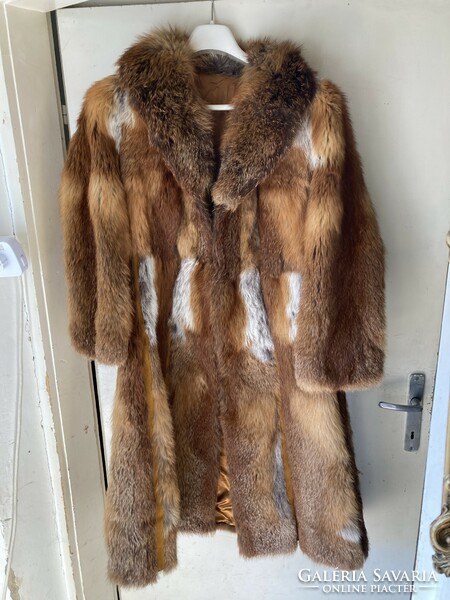 Red fox fur coat for sale