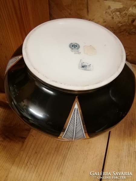 Hollóházi Jurcsák porcelán váza 15 cm