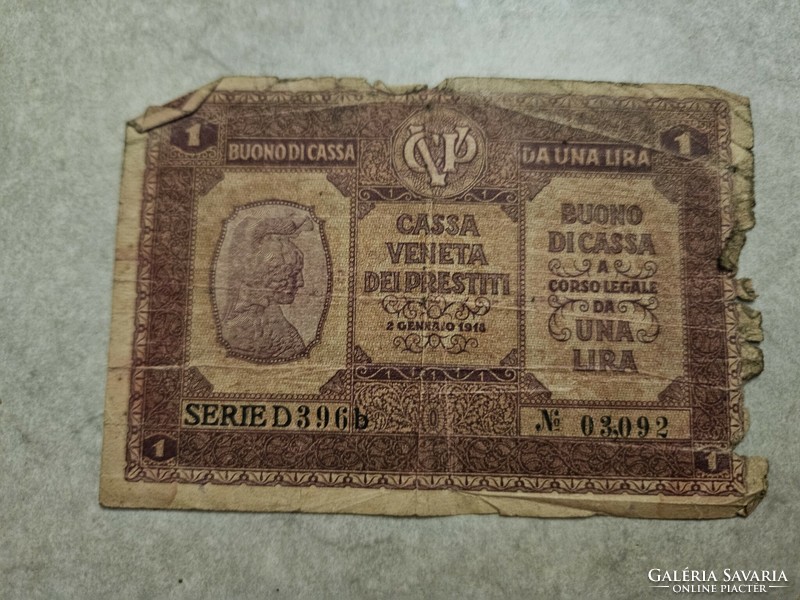 1918-As 1 lira Italy