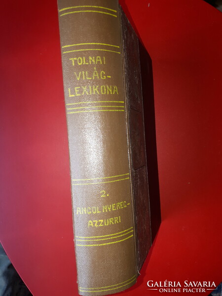 Tolna's World Lexicon, second volume, first edition, 1913 edition