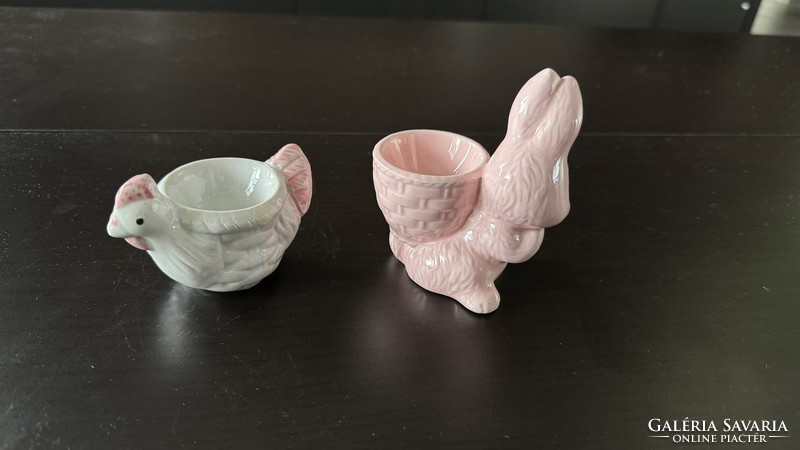 Set of 2 ceramic egg holders for sale