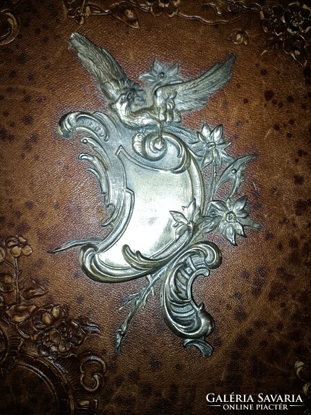 From HUF 1, no minimum price! Antique, brutally beautiful photo album, 19/20 century! Without photos!
