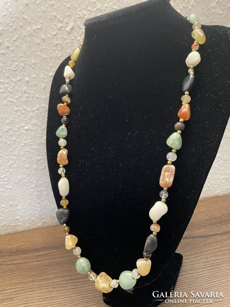 Beautiful vintage mineral necklace with original clasp