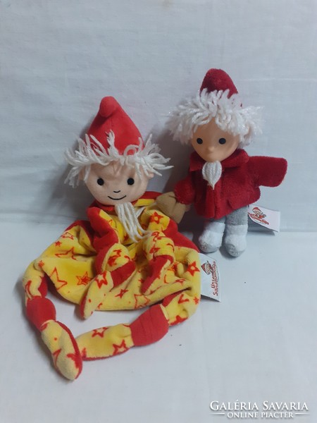 In good condition brand marked posto and velvet cloth with rubber head dream elf fairy tale figure with drool holder