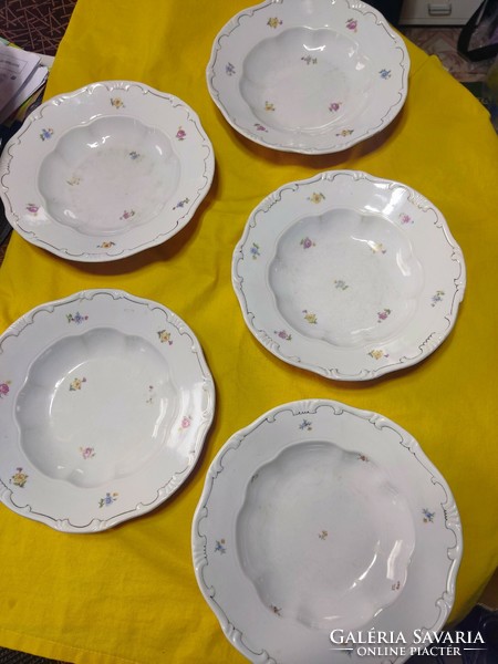 Old zsolnay deep plates