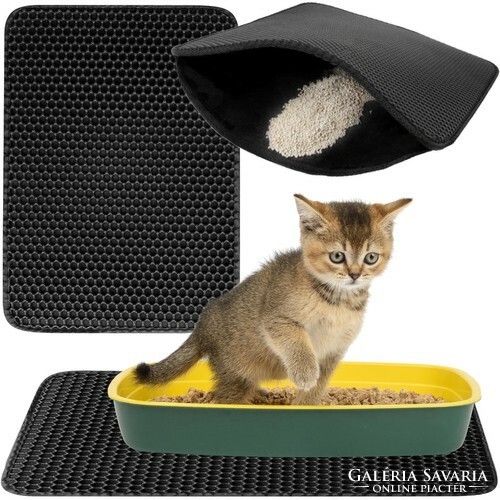 Purlov cat litter tray outlet, cat litter mat, cat litter mat, cat toilet mat, cat