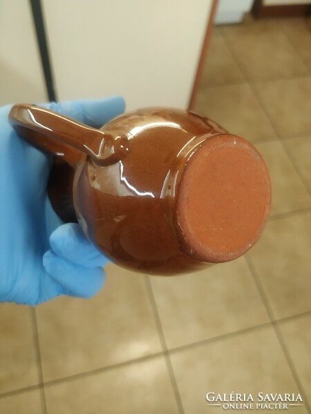 Retro painted, glazed ceramic vase, jug for sale!
