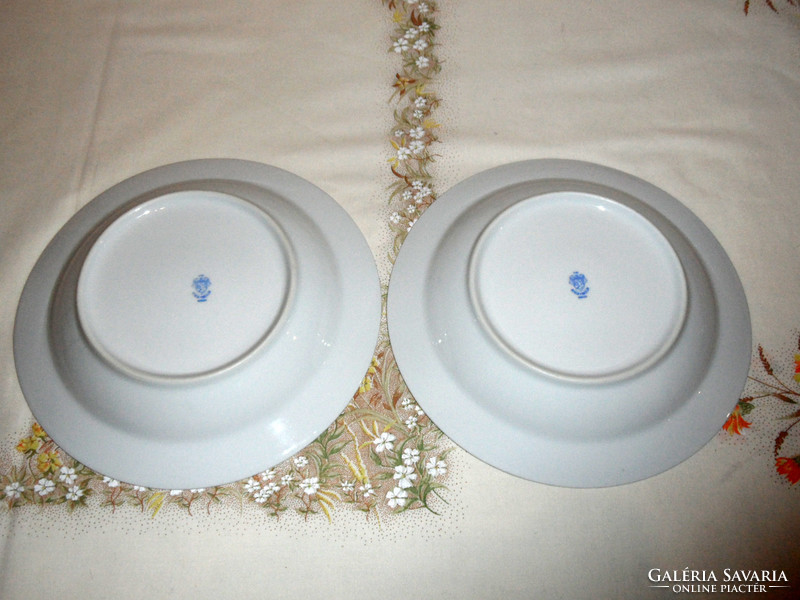 Alföldi porcelain cake plate (2 pcs.)