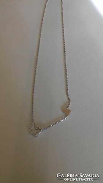 Silver butterfly chain