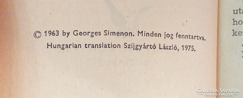Georges Simenon - Ködös kikötő