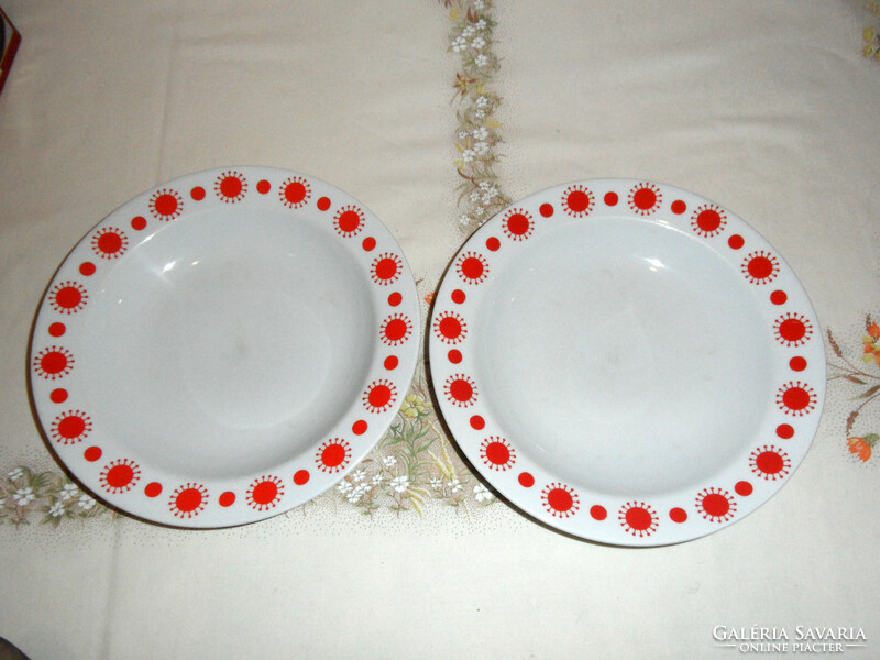 Alföldi porcelain cake plate (2 pcs.)