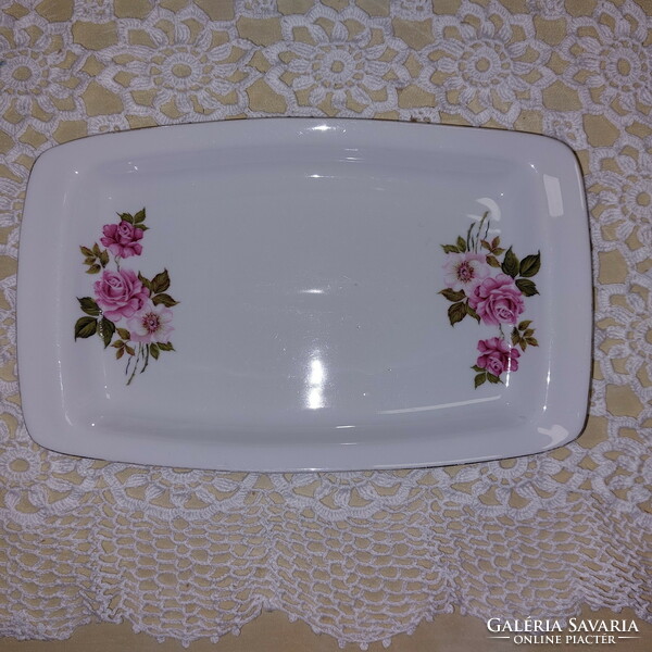 Alföldi pink porcelain serving bowl