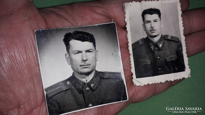 Antique Hungarian soldier's ID card photos photos Paragi antal the 2 pictures in one according to the pictures