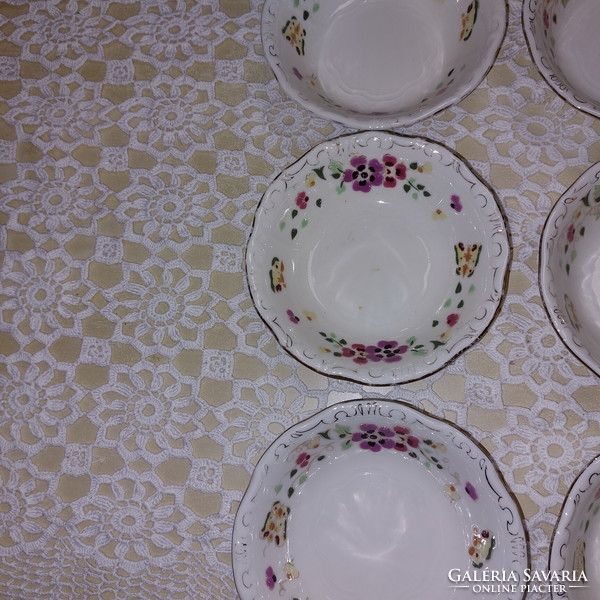 Zsolnay porcelain, butterfly compote and salad bowls