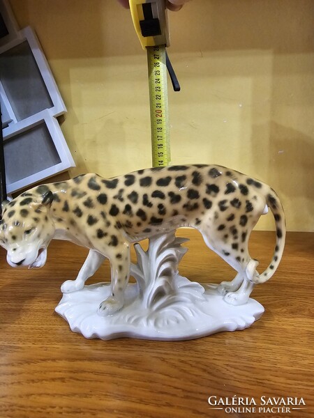 Karl ens leopard porcelain