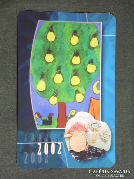 Card calendar, Dédász electricity company rt., Graphic designer, 2002, (6)