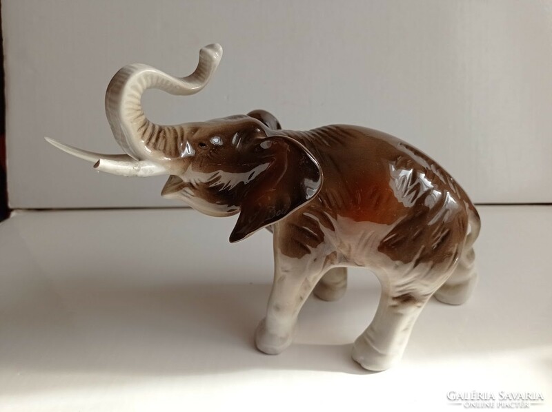 Royal dux porcelain elephant