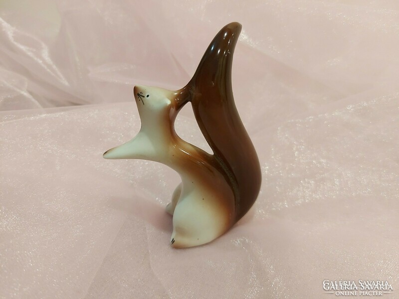 Porcelain squirrel in art deco style
