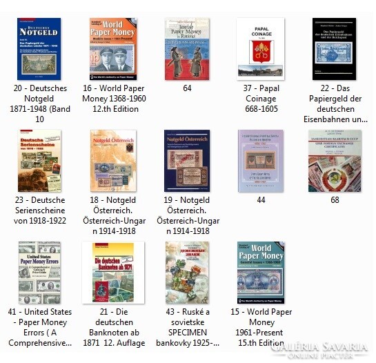 Érme és bankjegy katalógusok, digitális formátum ( CD, DVD)