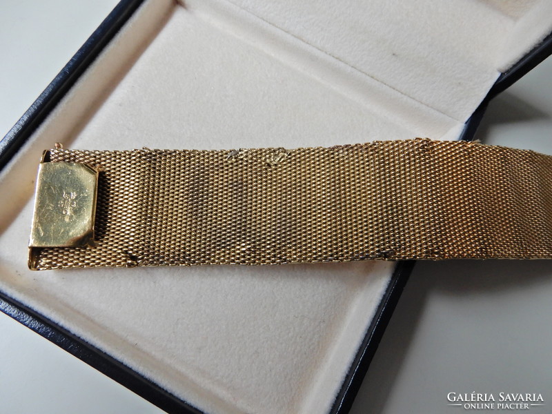 Old German Henkel & Grosse massive gold-plated bracelet