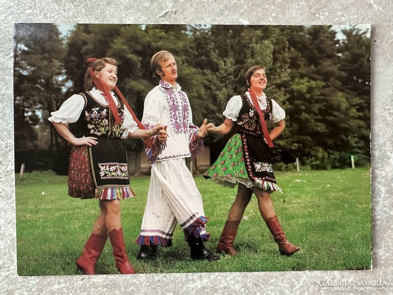 Folk costume 13 postcards and 4 photographs