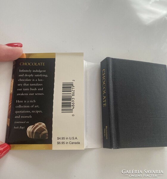Chocolate csokoládé Csodaszép illusztrált kiskönyv angol nyelvű