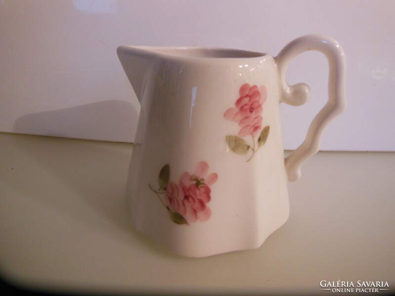 Pitcher - new - vanilla - 4 dl - hand painted - from a Hungarian manufactory