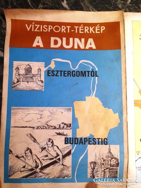 VizisportTérkép:1975.-DUNA BŐS előtti idők!.két oldalas extra!