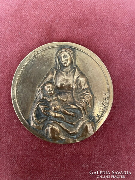 Péter Kaubek: Virgin Mary with baby Jesus