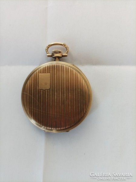 Iwc Schaffhausen 14k gold pocket watch