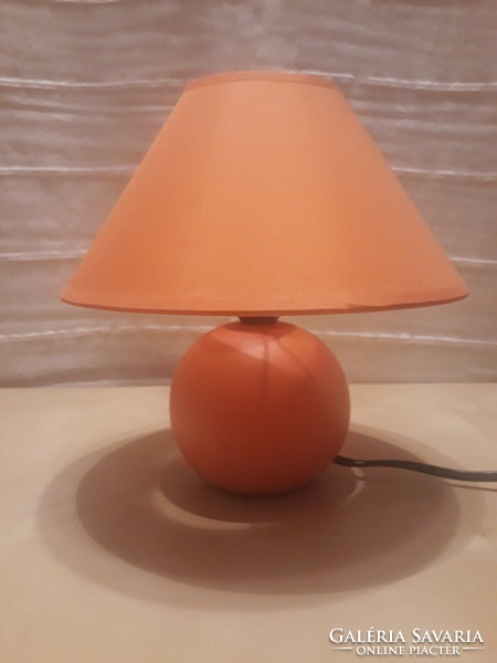 Éjjeli lámpa, asztali lámpa,  hangulat lámpa, narancssárga, Rábalux, porcelán