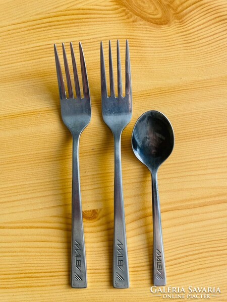 Retro Malév relic: 3 pieces of on-board cutlery