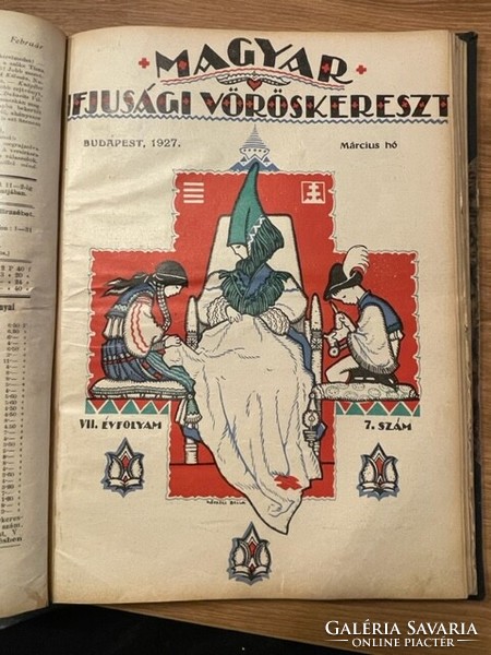 MAGYAR IFJÚSÁGI VÖRÖSKERESZT -iskolai folyóirat, HAVILAP 1926-1927. - antikvár