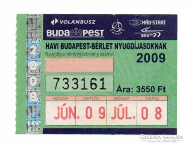 Bkv pass June 2009