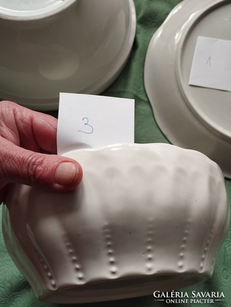 Ceramic (porcelain) bowls, old, Hungarian peasant