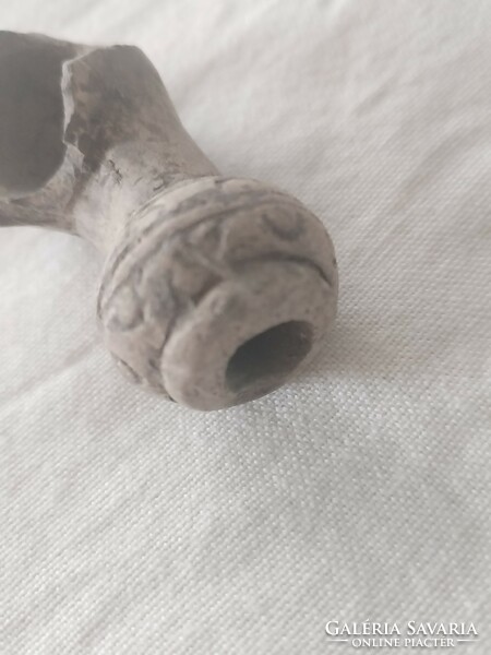 Turkish origin, remains of a pipe - 16th- 17th century / clay