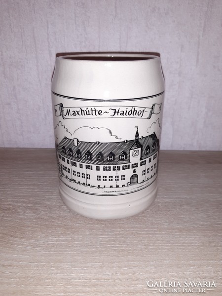 Ritka, régi német söröskorsó - Maxhütte - Haidhof