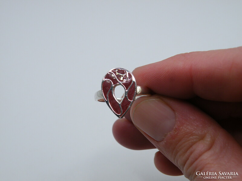 Uk0172 beautiful silver 925 ring size 59