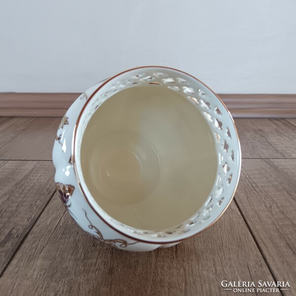 Zsolnay dawn patterned pot