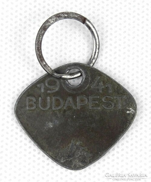 1Q411 Ebvédjegy biléta kutya bárca 1941 Budapest
