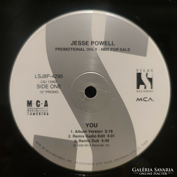 Jesse Powell - You (12", Promo)