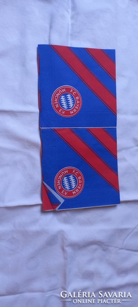 2 fc Bayern München paper napkins