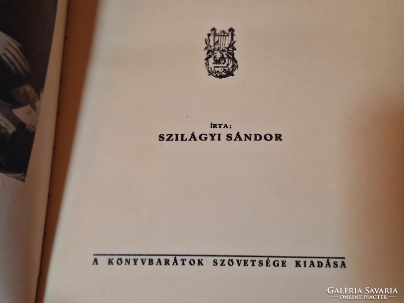 1930 -as évek bibliofil SZILÁGYI SÁNDOR: LAVOTTA JÁNOS-A KOR ÉS AZ EMBER- A KÖNYVBARÁTOK SZÖVETSÉGE